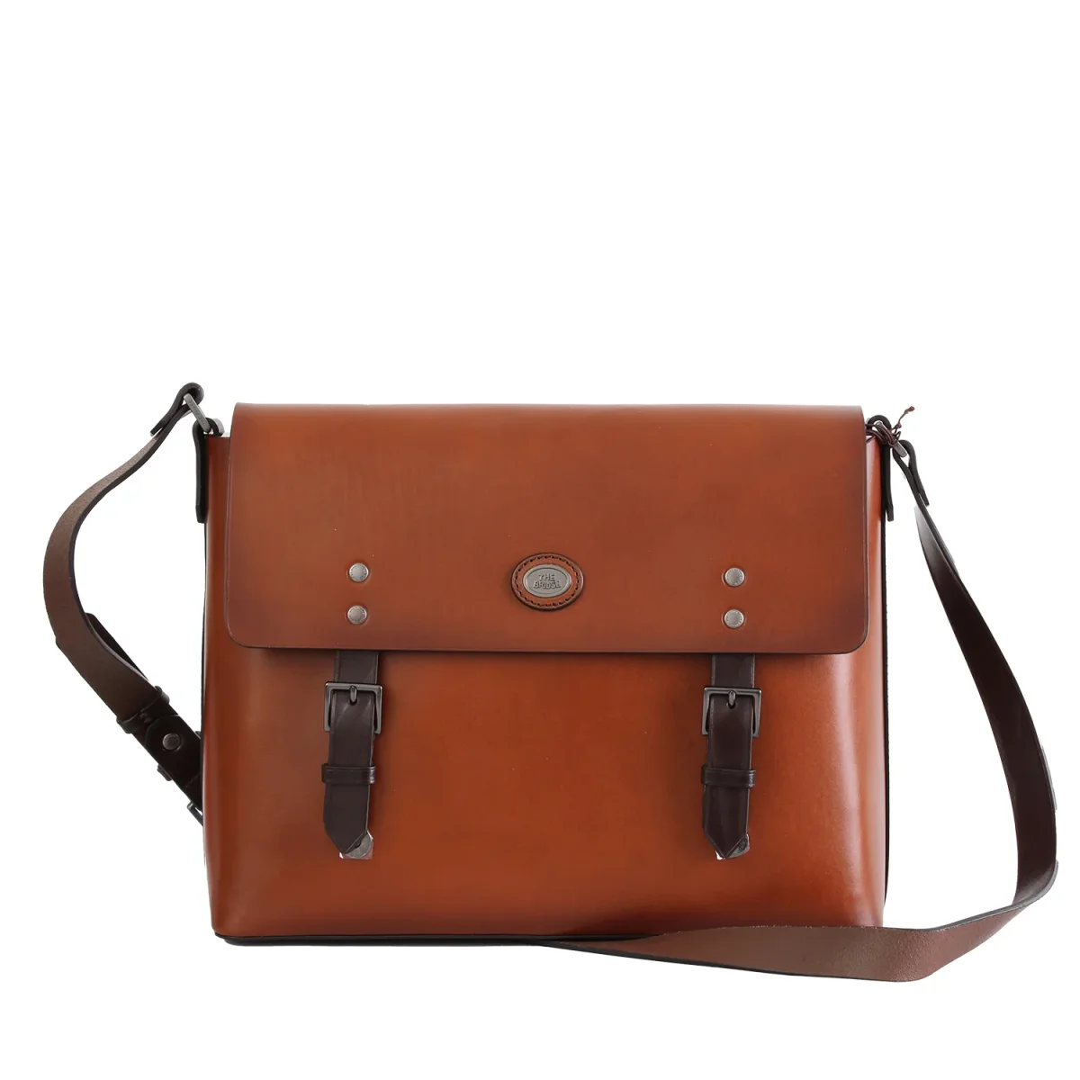 The Bridge Cartella Messenger Lorenzo in Pelle Marrone Uomo - immagine 3
