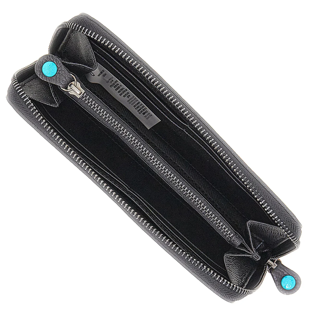 Gabs Portafoglio con portamonete e slot card con zip in Pelle Gmoney17 Bull Black Bordeaux Chianti - immagine 6