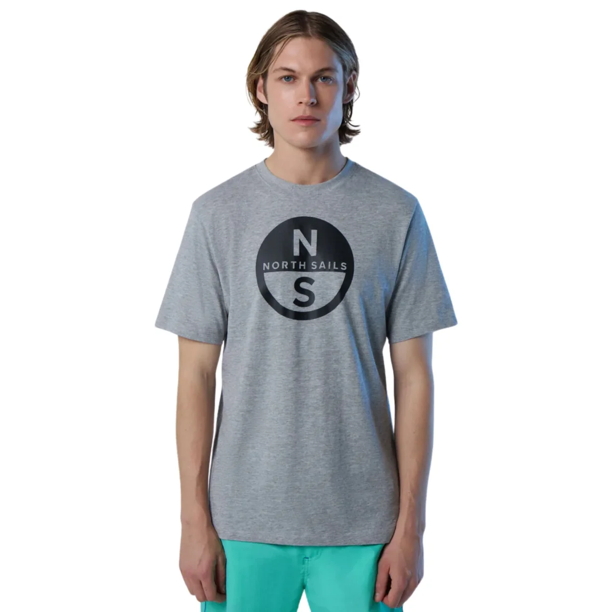 North Sails T-shirt maglia maglietta 692972 BASIC Big Logo 0926 - immagine 6