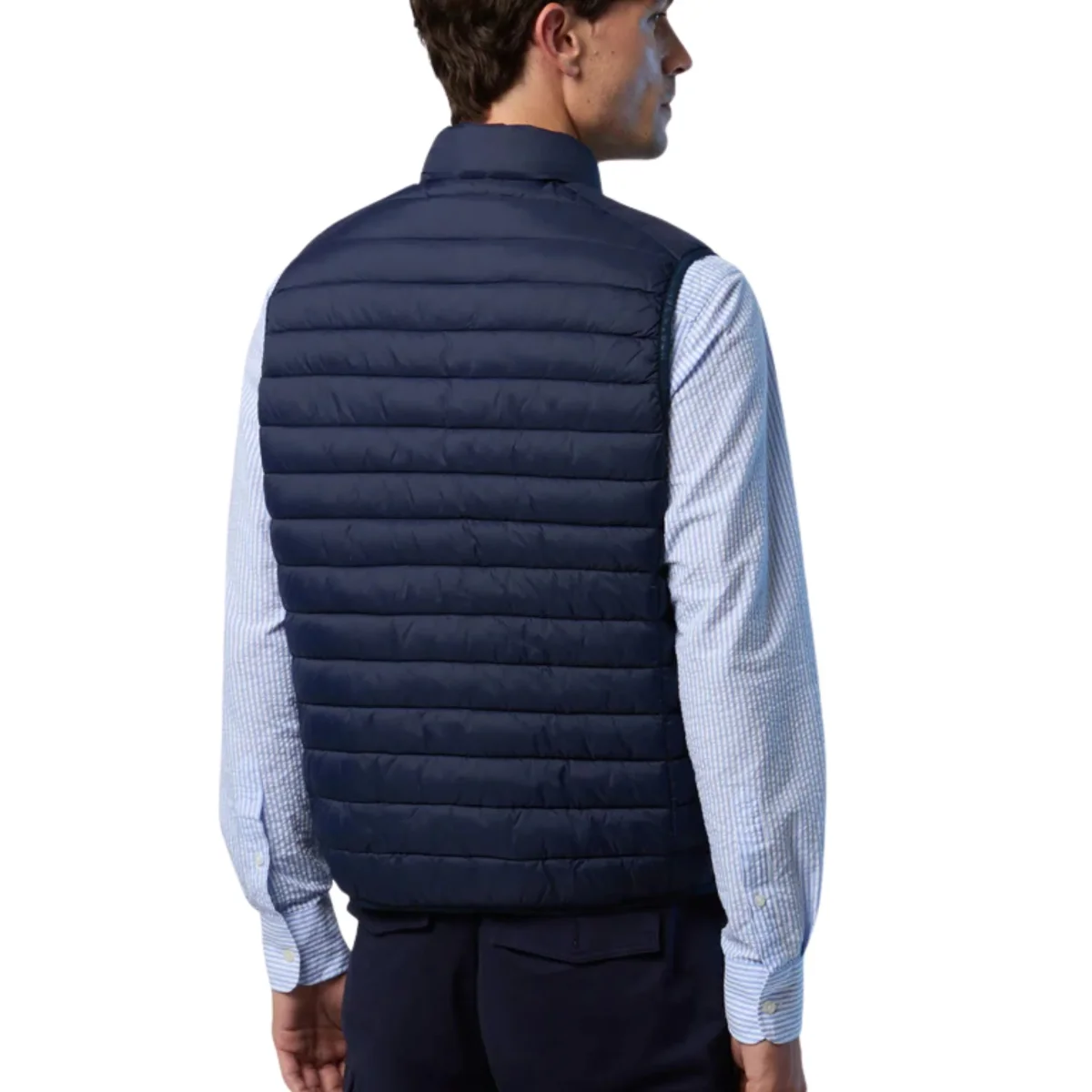 North Sails smanicato vest giubbino piumino leggero gilet zephyr antivento acqua 603347-0802 - immagine 7