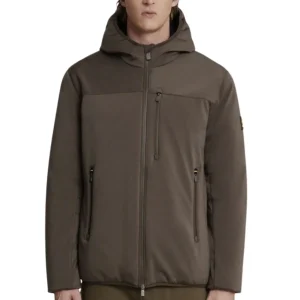Ciesse Piumini Jayden Parka Giacca Softshell Impermeabile Cappuccio Uomo Marrone