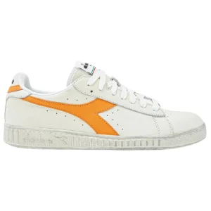 Diadora Sneakers Game L Low Fluo Waxed Pelle Bianco