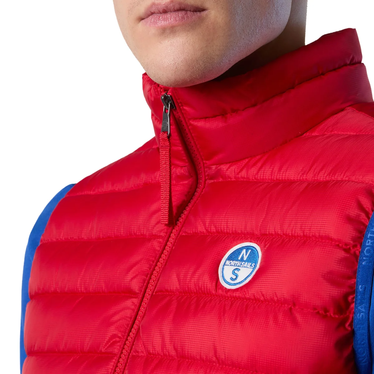 North Sails Gilet Smanicato Zip Crozet Vest tecnico outdoor antivento Tech 603272 0230 - immagine 6