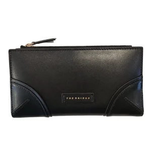 The Bridge Portafoglio Orizzontale Matilde in Pelle con Portamonete Nero 417941AM