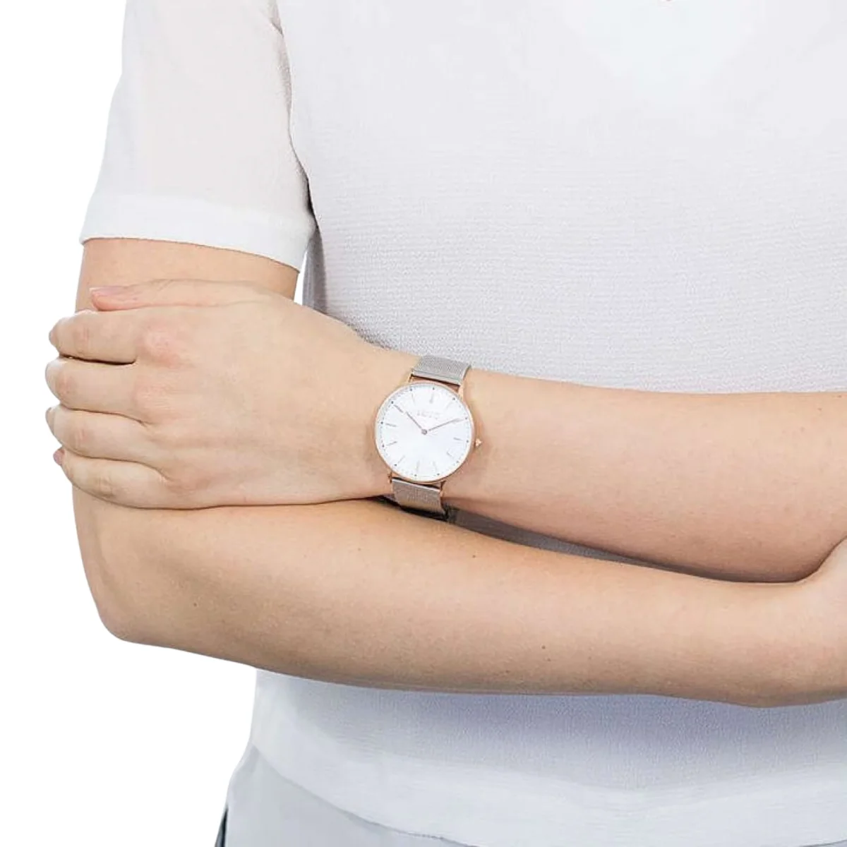 Liu Jo orologio Moonlight Bicolor Goldrose e argento Milano 36 mm acciaio TLJ1230 - immagine 6