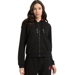 Diadora Felpa Sportiva L. FZ Hoodie Urbanity Nero
