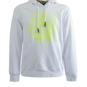 Aquascutum London Manica Lunga Cappuccio Bianco Uomo