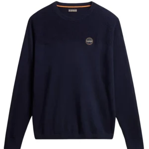 Napapijri Maglione Girocollo Derri Cotone Blu