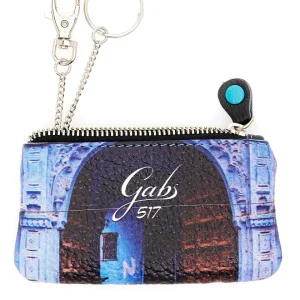 Gabs G100nd-p0086 Porta Chiavi Anello Azzurro Donna