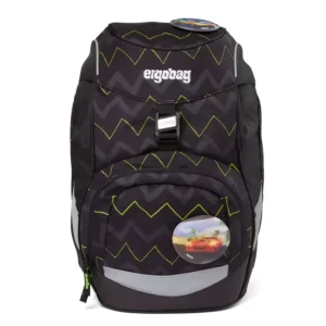 Ergobag Zaino Ergonomico Personalizzabile Eco Resistente Acqua Sporco Nero Bambino