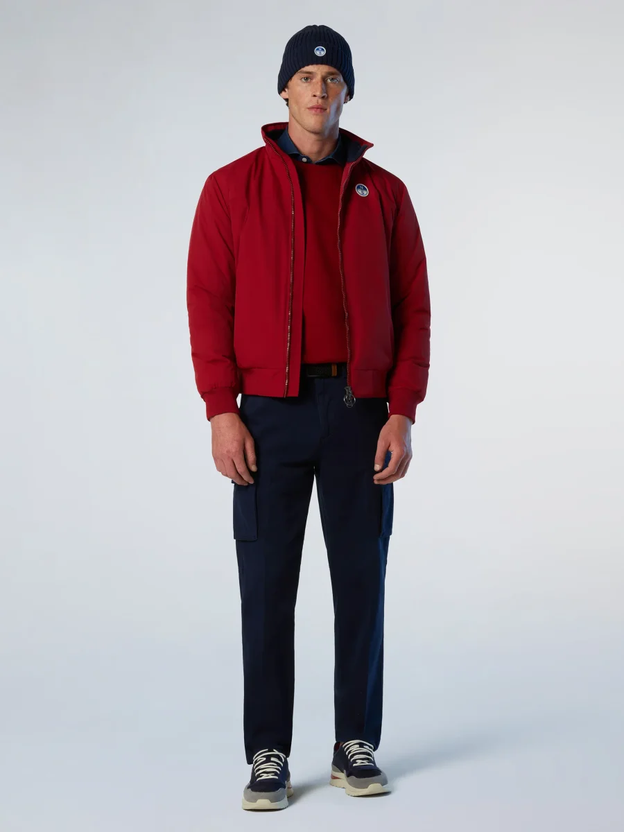 North Sails giubbotto giacca giubbino ORIGINAL SAILOR JACKET idrorepellente 603305 Rosso - immagine 7