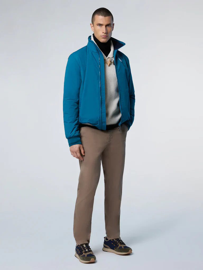 North Sails giubbotto giubbino ORIGINAL SAILOR JACKET idrorepellente 603305 0459 acqua - immagine 4