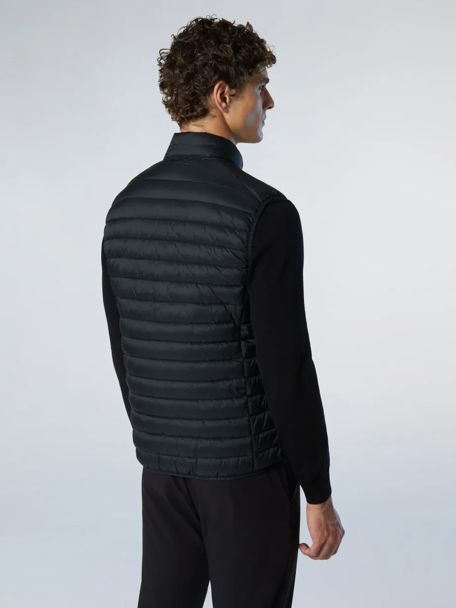North Sails smanicato vest giubbino piumino leggero gilet zephyr antivento acqua black nero - immagine 6