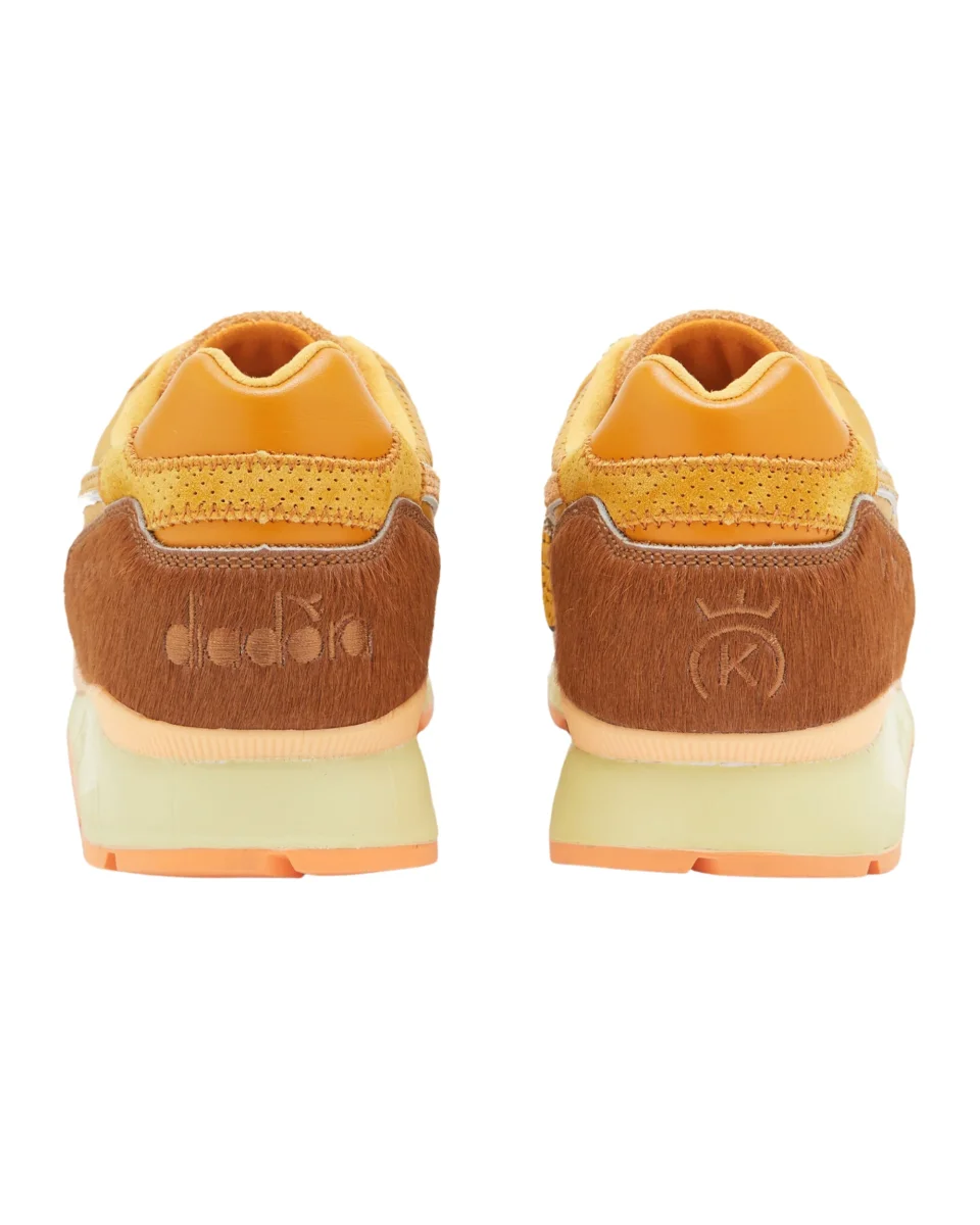 Diadora Sneakers V7000 Pelle Giallo - immagine 4