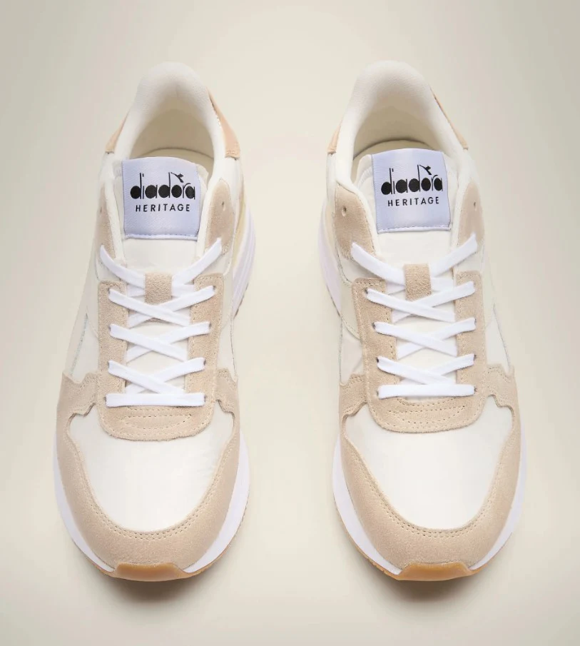 Diadora Heritage Sneakers Venus Tela e Pelle Bianco - immagine 4