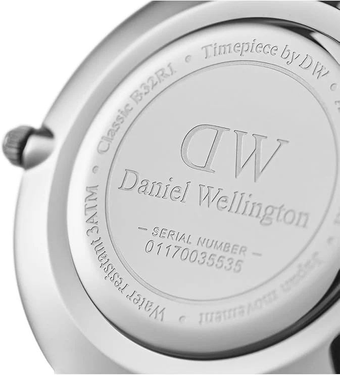 Daniel Wellington orologio petite 28mm inox 316L cromo black ashfield DW00100246 - immagine 5