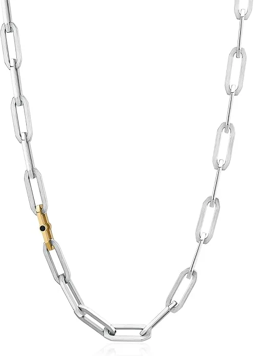 Brosway Collana Uomo in Acciaio e Cristalli | Collezione Caliburn - BBU01