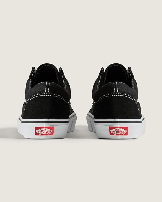 Vans Scarpe da Ginnastica Old Skool in Tela Nero Bianco Unisex - immagine 4