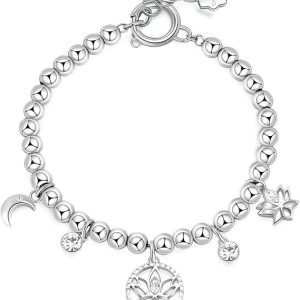 Brosway Bracciale Donna in Acciaio e Cristalli con Simbolo Luna Collezione Chakra - BHKB115