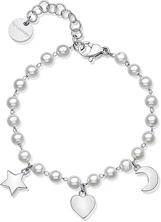 Brosway Bracciale Donna In Acciaio Luna cuore stella Collezione Chant - BAH85