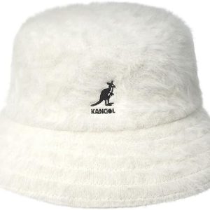 Kangol Cappello Pescatore Furgora Bucket Misto Angora Acrilico Bianco Avorio Unisex