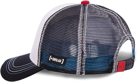 Capslab Cappellino con Visiera Collezione Peanuts Misto Cotone Bianco Nero Unisex - immagine 3