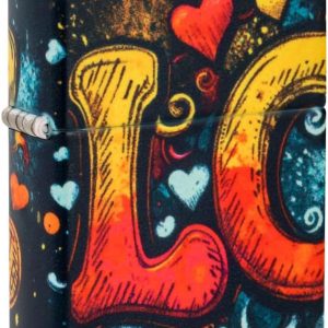 Zippo Antivento Ricaricabile Made In Usa love art