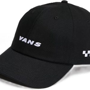 Vans Cappello Con Visiera Check Side Curved Bill in Cotone Nero Unisex