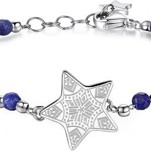 Brosway Bracciale Donna in Acciaio e sodalite Stella | Collezione Chakra - BHK112