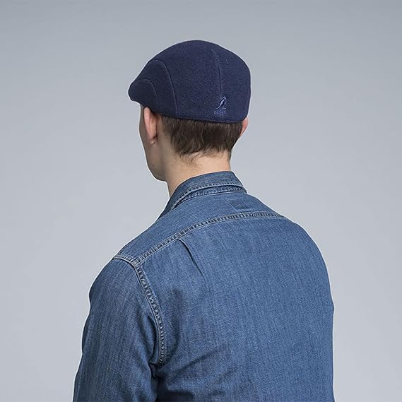 Kangol Cappello Coppola 507 Iconico in Misto Lana Blu Navy Unisex - immagine 4