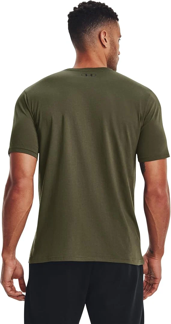 Under Armour SPORTSTYLE Maglia T-shirt allenamento corsa uomo men MILITARE - immagine 3