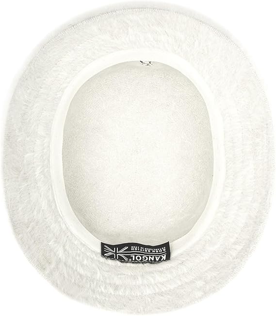 Kangol Cappello Pescatore Furgora Bucket Misto Angora Acrilico Bianco Avorio Unisex - immagine 4