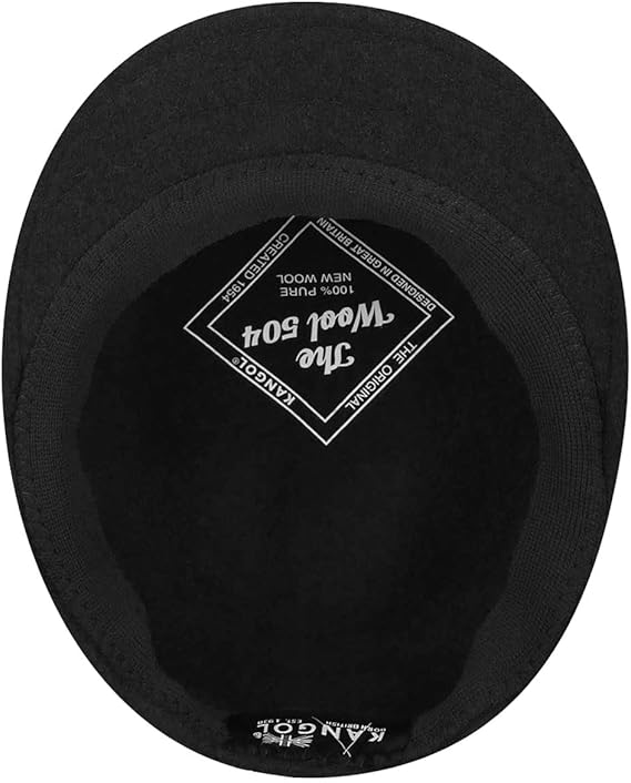 Kangol Cappello Coppola 504 Iconico in Lana Nero Unisex - immagine 6