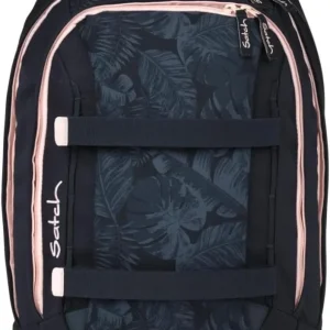 Satch Zaino scuola PACK Ergonomico Ecologico 30 Litri nero MIDNIGHT JUNGLE