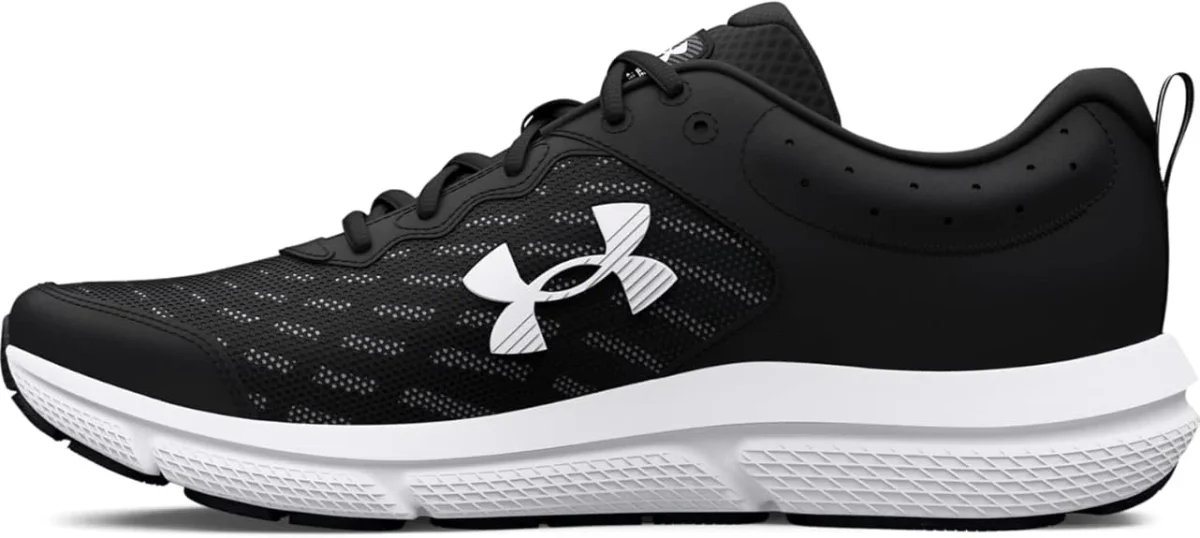 Under Armour scarpe sneakers corsa allenamento UA CHARGED ASSERT 10 77-3026175 nero bianco - immagine 4