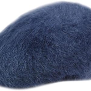 Kangol Cappello Furgora 504 Iconico in Misto Angora e Acrilico Blu Navy Unisex
