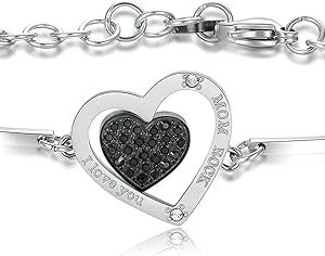 Brosway Bracciale Donna Rigido Acciaio Cristalli Cuore | Collezione Chakra - BHK439