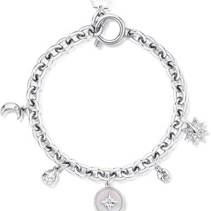 Brosway Bracciale Donna in Acciaio e Cristalli/pietre Naturali Stella | Collezione Chakra - BHKB127