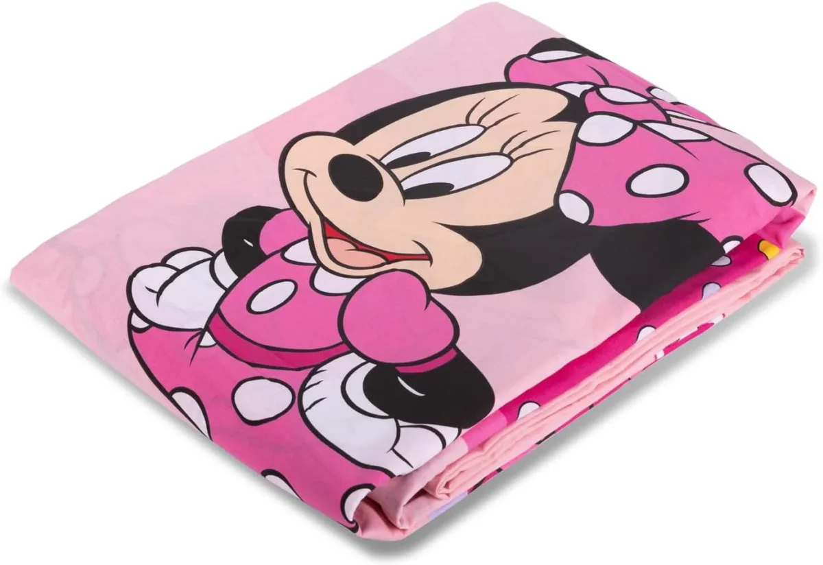 DISNEY Minnie Completo Letto lenzuola Singolo in Cotone lenzuola federe PRODOTTO UFFICIALE - immagine 5