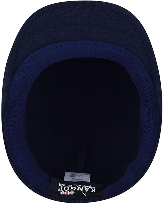 Kangol Cappello Coppola 507 Iconico in Misto Lana Blu Navy Unisex - immagine 6