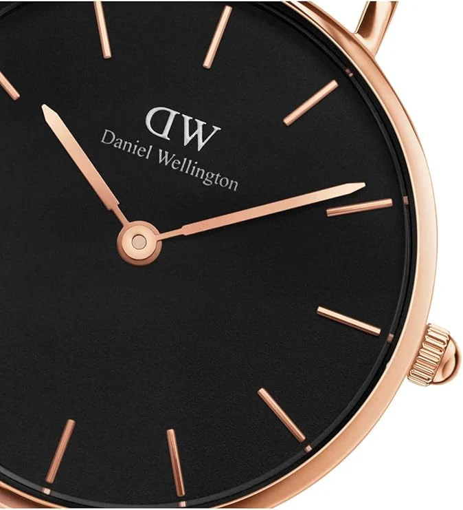 Daniel Wellington orologio petite 32mm inox 316L rose black ashfield DW00100201 - immagine 6