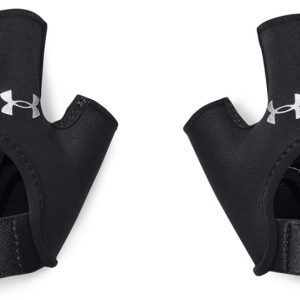 Under Armour UA Donna Guanti allenamento palestra mezze dita nero