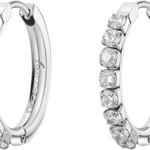 Brosway Orecchini Donna Cerchio in Acciaio e Cubic Zirconia - Collezione DESIDERI - BEIE012