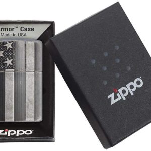 Zippo Special Limited edition bandiera usa antica flag placca