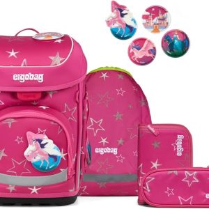 Ergobag CUBO SET zaino sacca portapenne Ergonomico Eco Resistente Starlightbear