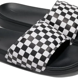 Vans slide ciabatte uomo men La Costa slide on nero bianco