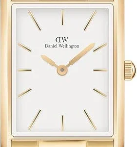 Daniel Wellington orologio bound 28mm 316L steel oro 35x24 retro moderno bianco DW00100703