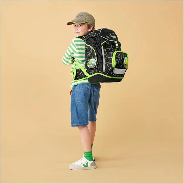 Ergobag PACK SET zaino portapenne Ergonomico Eco Resistente Acqua Sporco Race - immagine 6