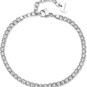Brosway Bracciale Tennis in Acciaio e Cubic Zirconia - Collezione Desideri - BEI099