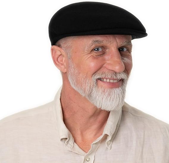 Kangol Cappello Coppola 504 Iconico in Lana Nero Unisex - immagine 7